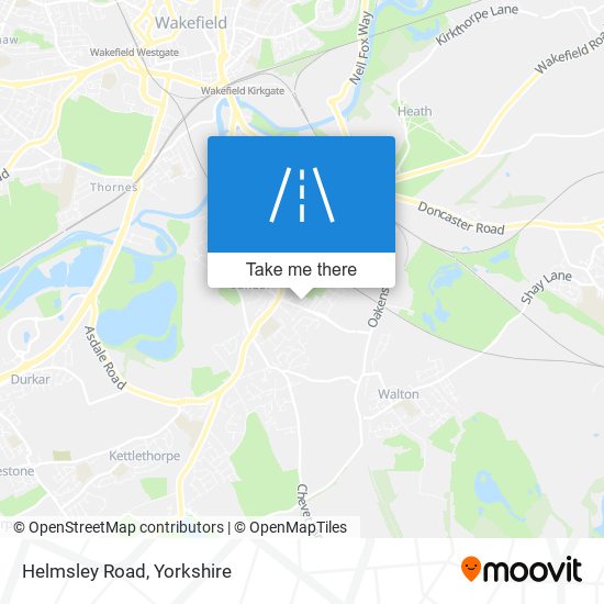 Helmsley Road map