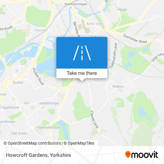 Howcroft Gardens map