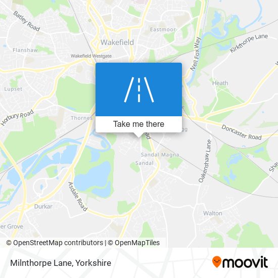 Milnthorpe Lane map