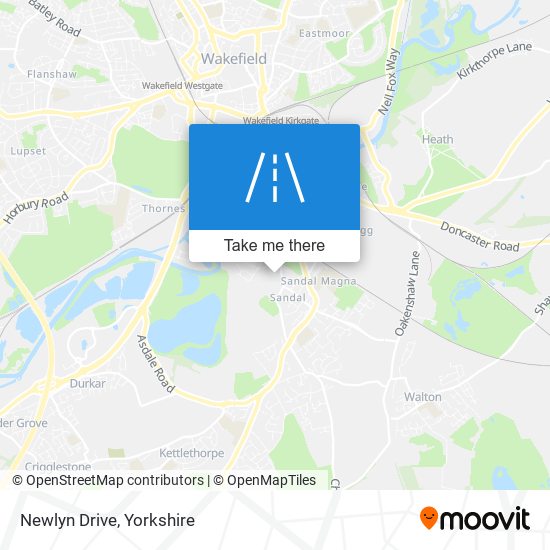 Newlyn Drive map