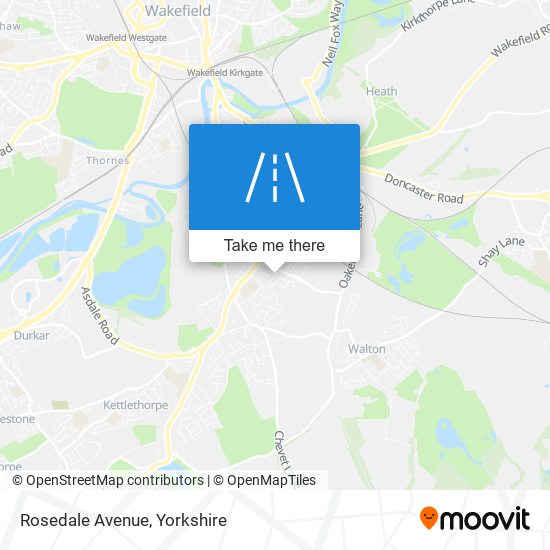 Rosedale Avenue map