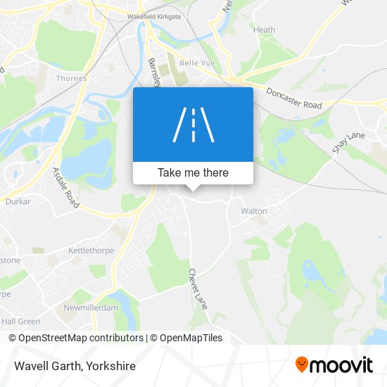 Wavell Garth map