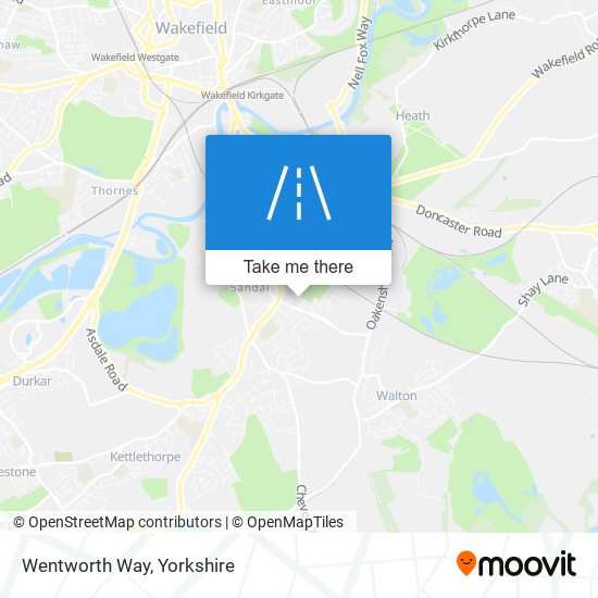 Wentworth Way map