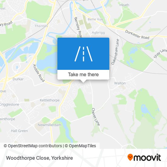 Woodthorpe Close map