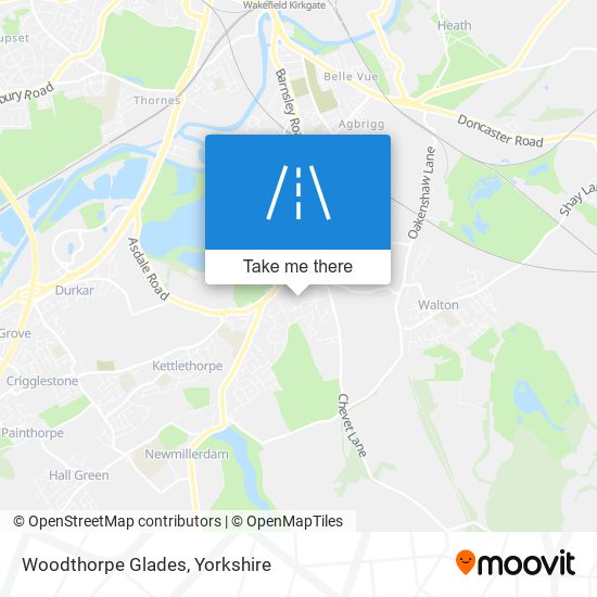 Woodthorpe Glades map