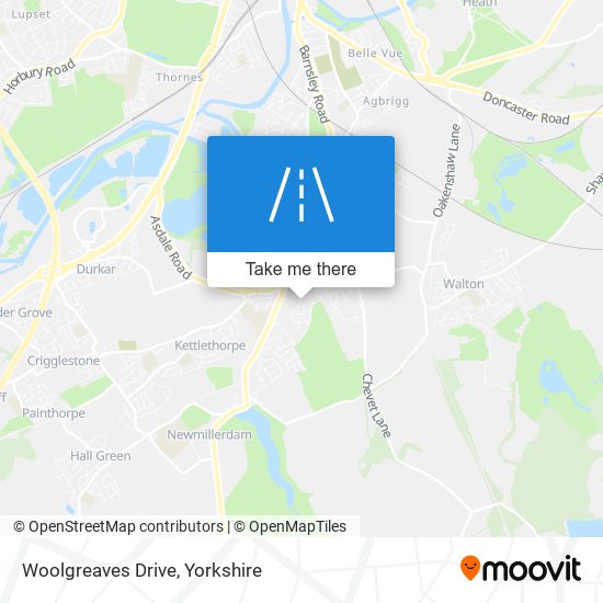 Woolgreaves Drive map