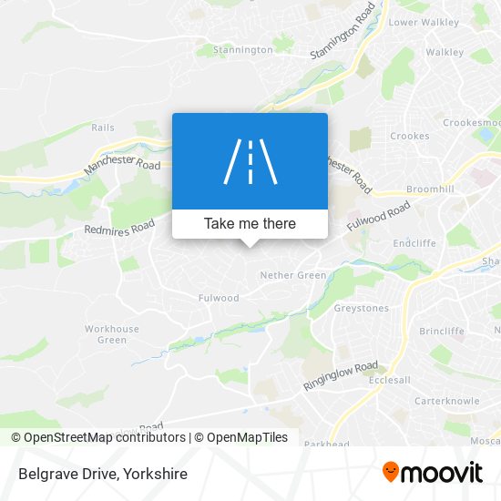 Belgrave Drive map