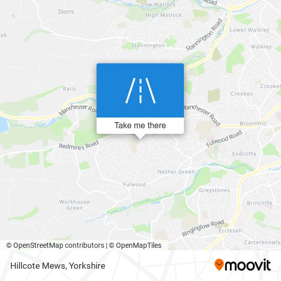 Hillcote Mews map