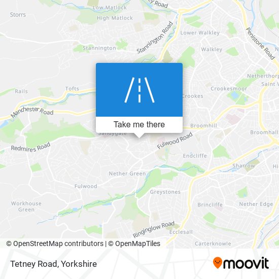 Tetney Road map
