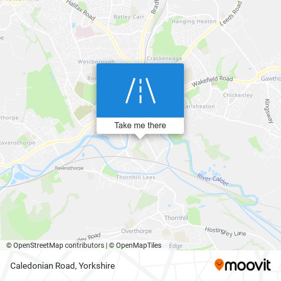 Caledonian Road map
