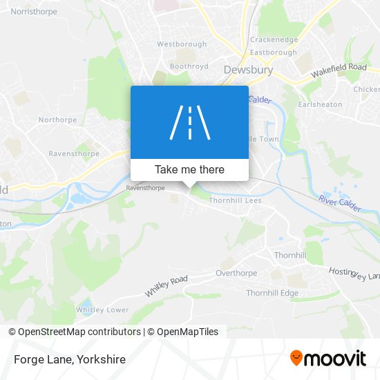 Forge Lane map