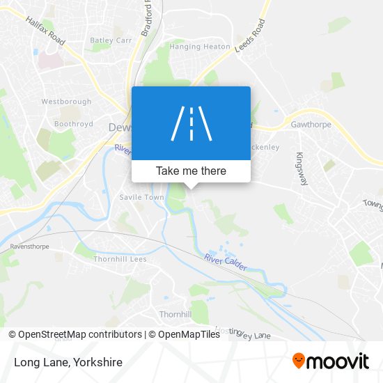 Long Lane map