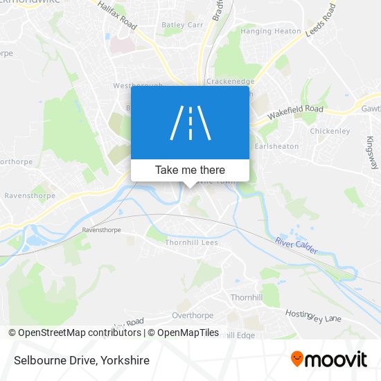 Selbourne Drive map