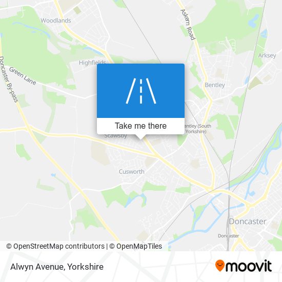 Alwyn Avenue map