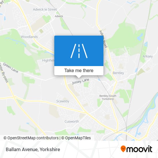 Ballam Avenue map