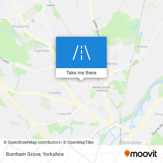 Burnham Grove map