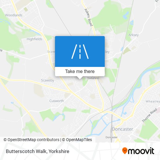 Butterscotch Walk map