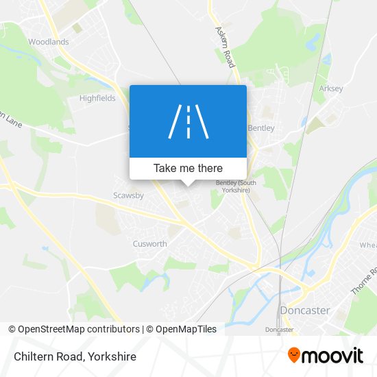 Chiltern Road map