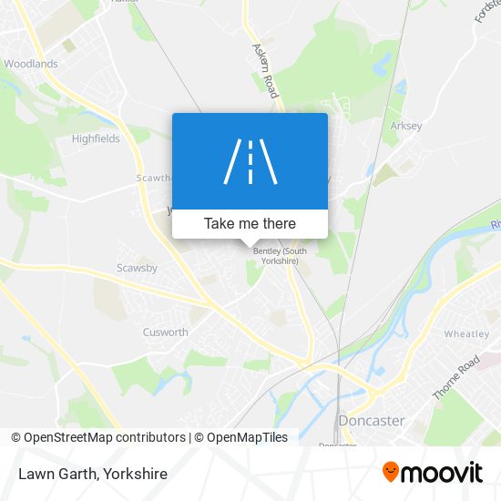 Lawn Garth map