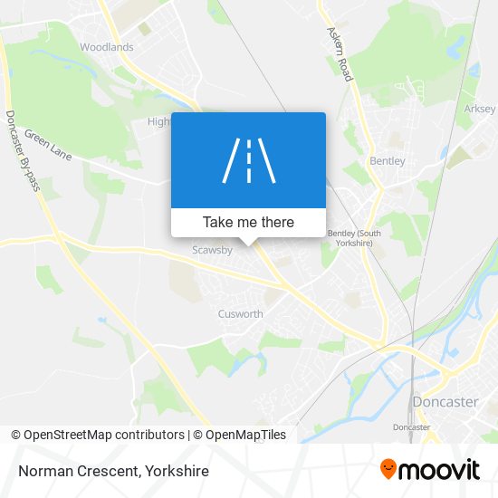Norman Crescent map