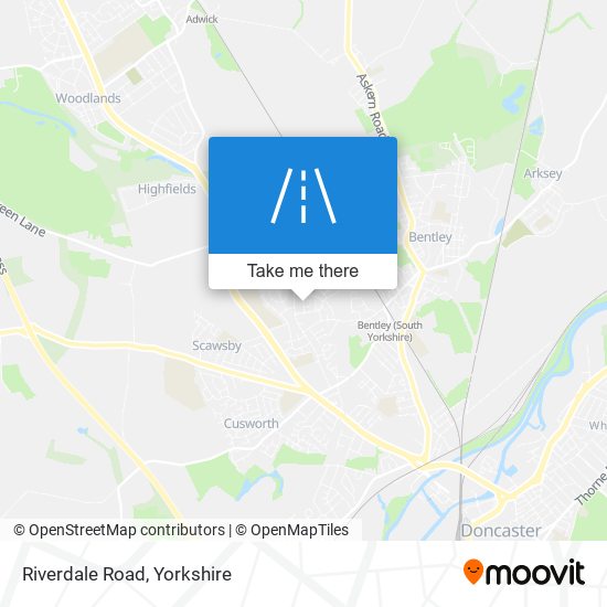 Riverdale Road map