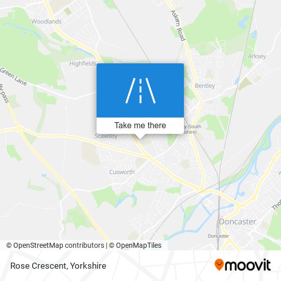 Rose Crescent map