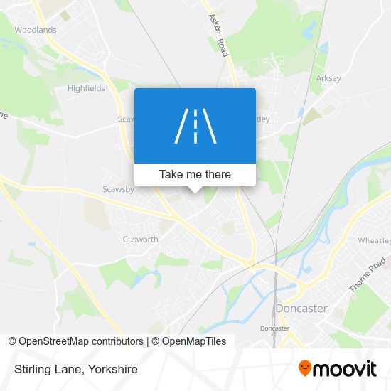 Stirling Lane map