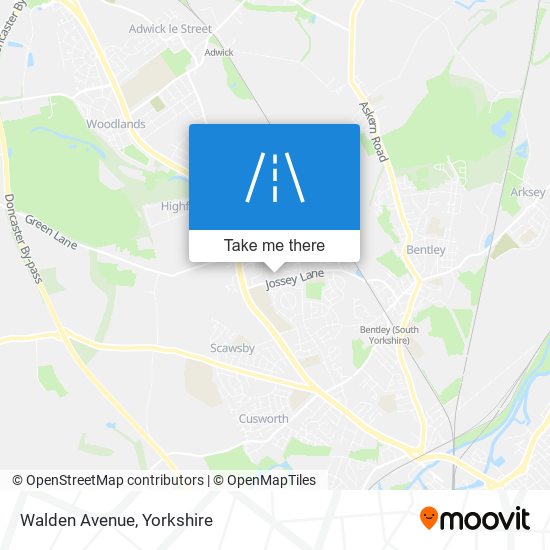 Walden Avenue map