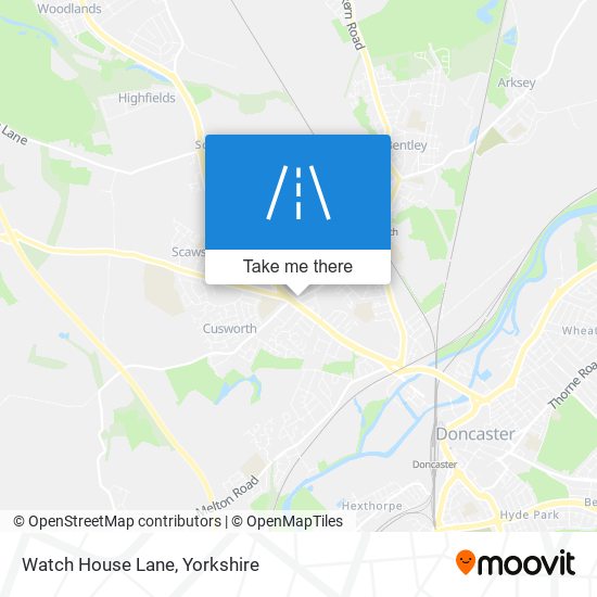 Watch House Lane map