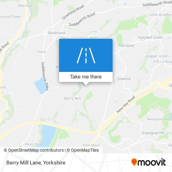 Berry Mill Lane map