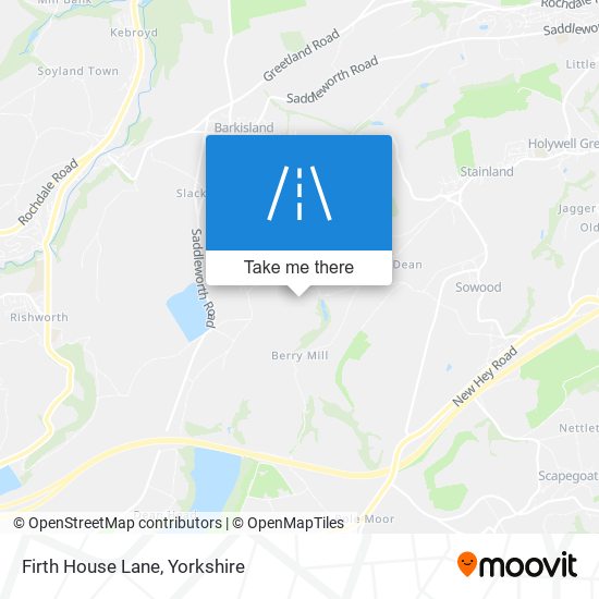 Firth House Lane map