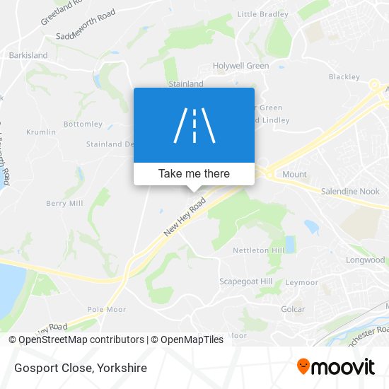 Gosport Close map