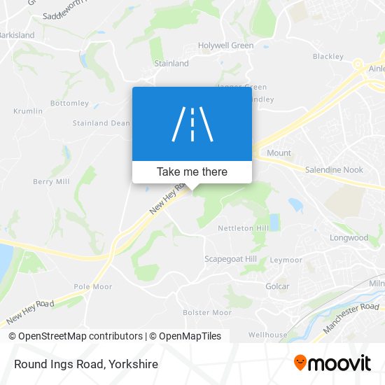 Round Ings Road map