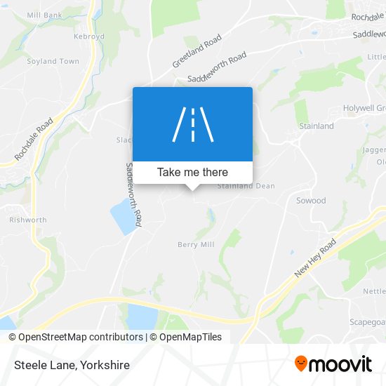 Steele Lane map