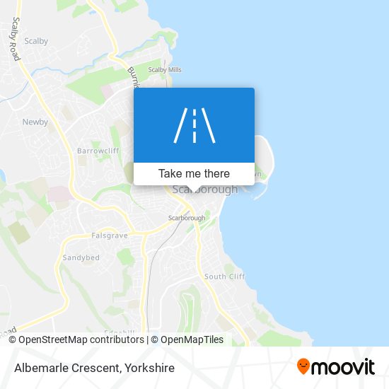 Albemarle Crescent map