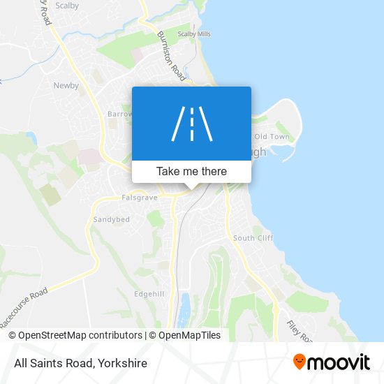 All Saints Road map