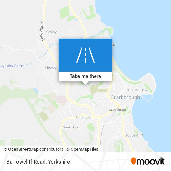 Barrowcliff Road map