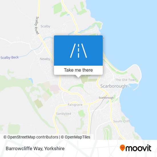 Barrowcliffe Way map