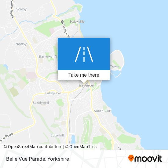 Belle Vue Parade map
