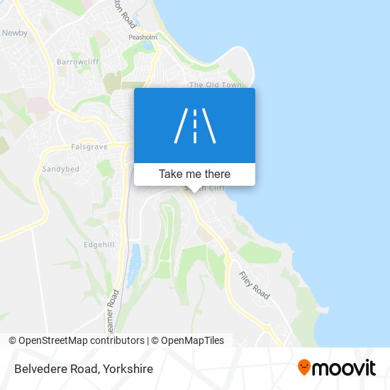 Belvedere Road map