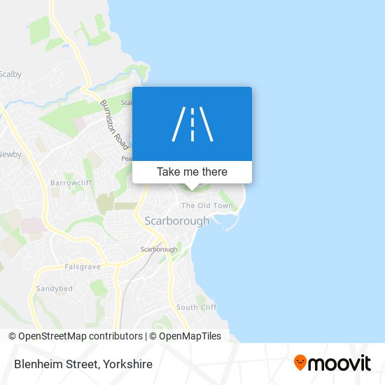 Blenheim Street map