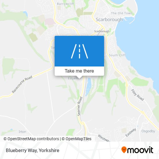 Blueberry Way map
