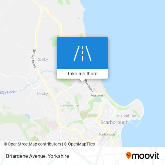 Briardene Avenue map