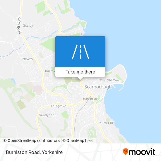 Burniston Road map