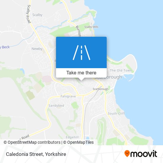 Caledonia Street map