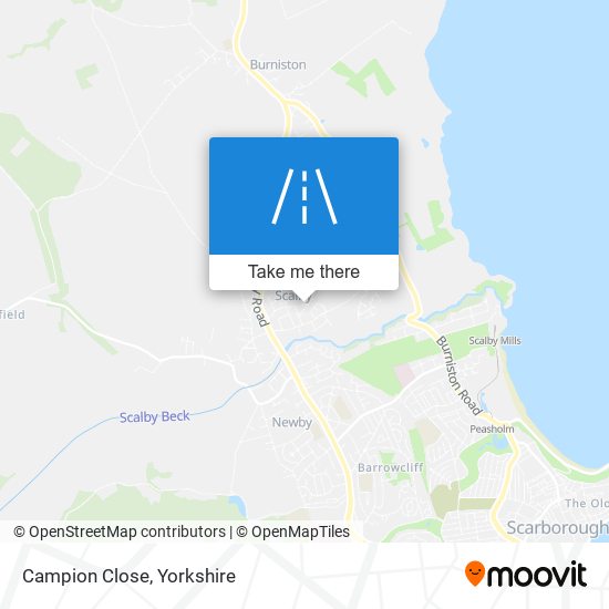 Campion Close map