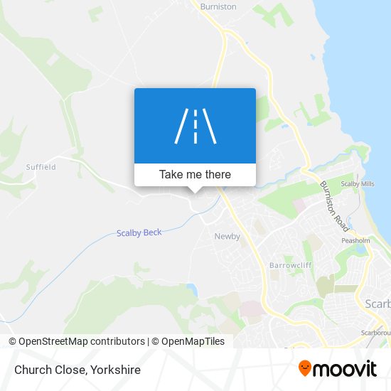 Church Close map