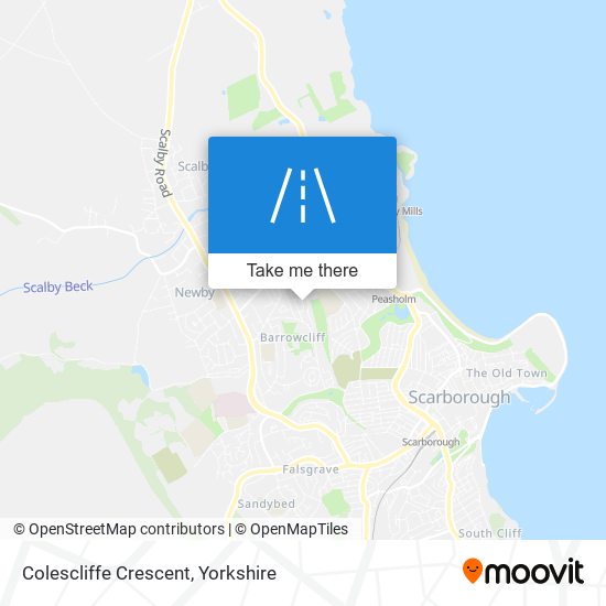 Colescliffe Crescent map