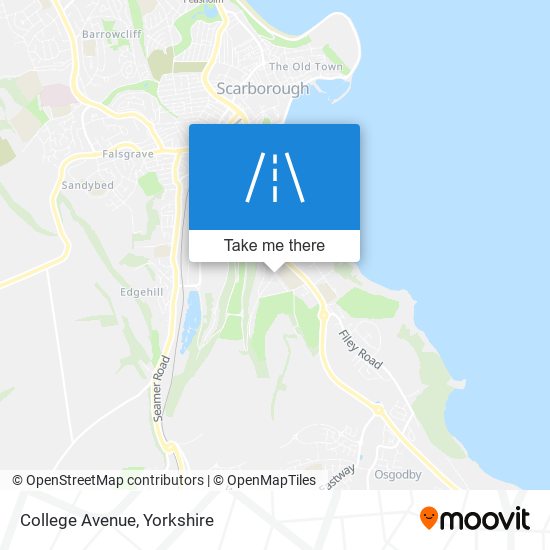 College Avenue map