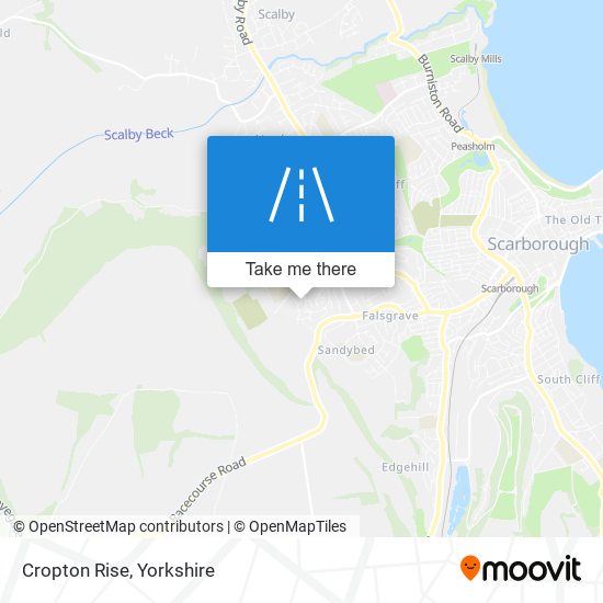 Cropton Rise map